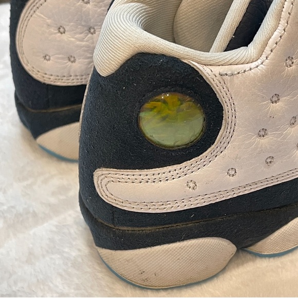 Nike Jordan 13 Retro White Obsidian Powder Blue (GS) Shoes Size 5Y- DJ3003-144 - Picture 3 of 13